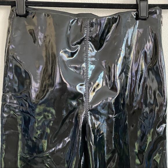 Topshop Percy Faux Leather Vinyl Pants Size 4 - Picture 5 of 11